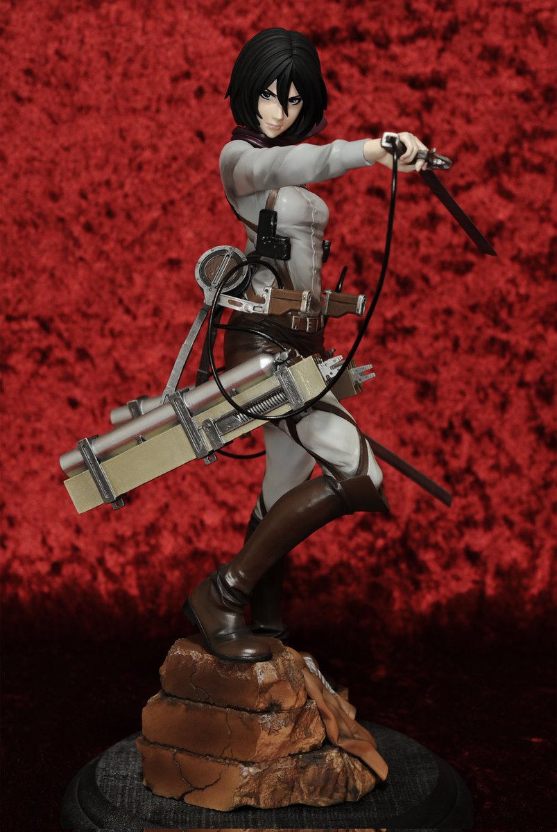 Xworks 1/7 進撃の巨人 ミカサ・アッカーマンのガレージキット。 原型