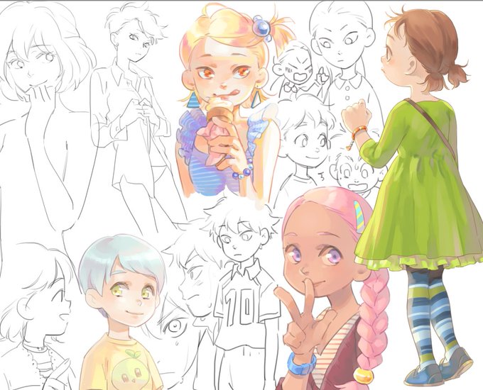 (2015-2016) im still not the most diligent learning from refs, i draw a lot but mostly just however i like so my forms r still weak 