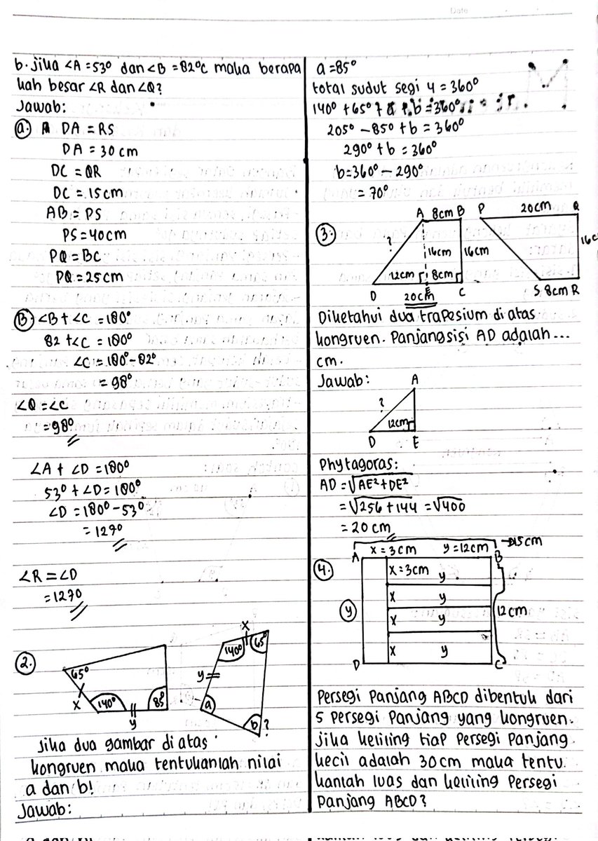 serinshi's tweet photo. catatan matematika kelas 9 materi Kekongruenan Dan Kesebangunan 

sumber: CH YouTube Rumah Belajar Kamil https://t.co/0t07feDPvI