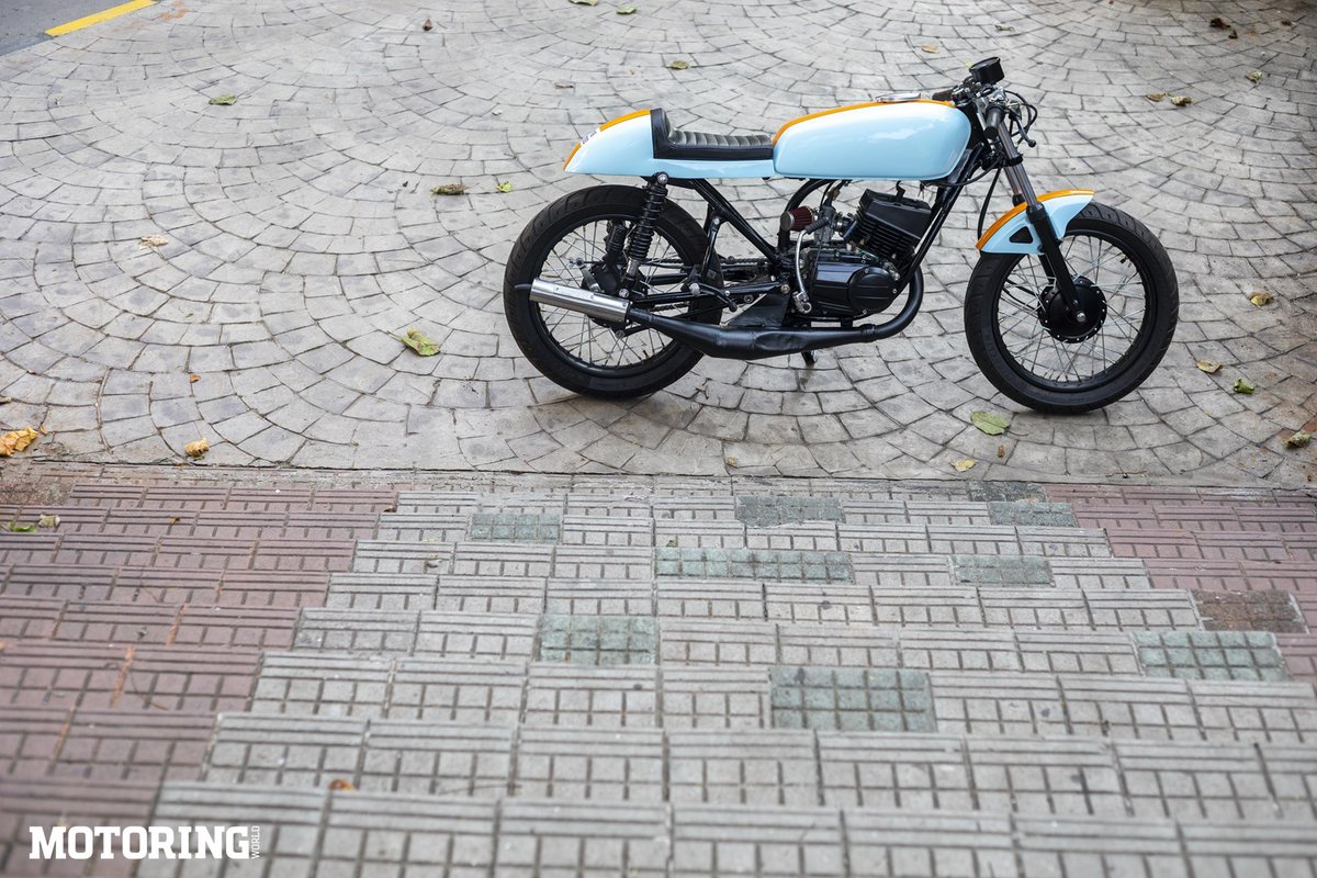 MyMotoringWorld's tweet photo. This #YCDesign #RX100 #caféracer is one hell of a machine. It might not be the most comfortable, is impractical for anything else besides blasting around a circuit, and loud enough to be disliked by many. But beyond being just a motorcycle,
(1/2)
#YamahaRX100 #RX100caferacer https://t.co/3mi8VbEytc