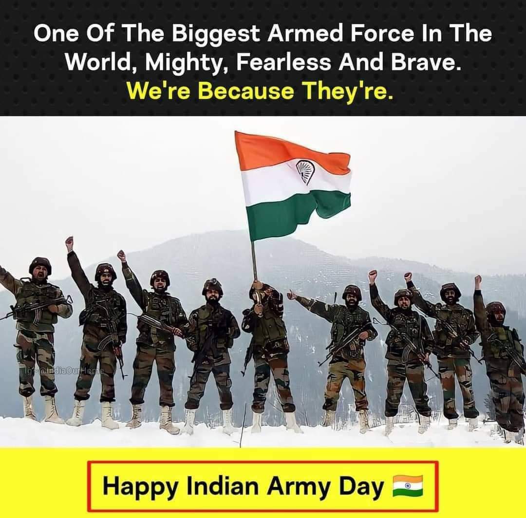 Happy #IndianArmy Day. #ArmyDay2022