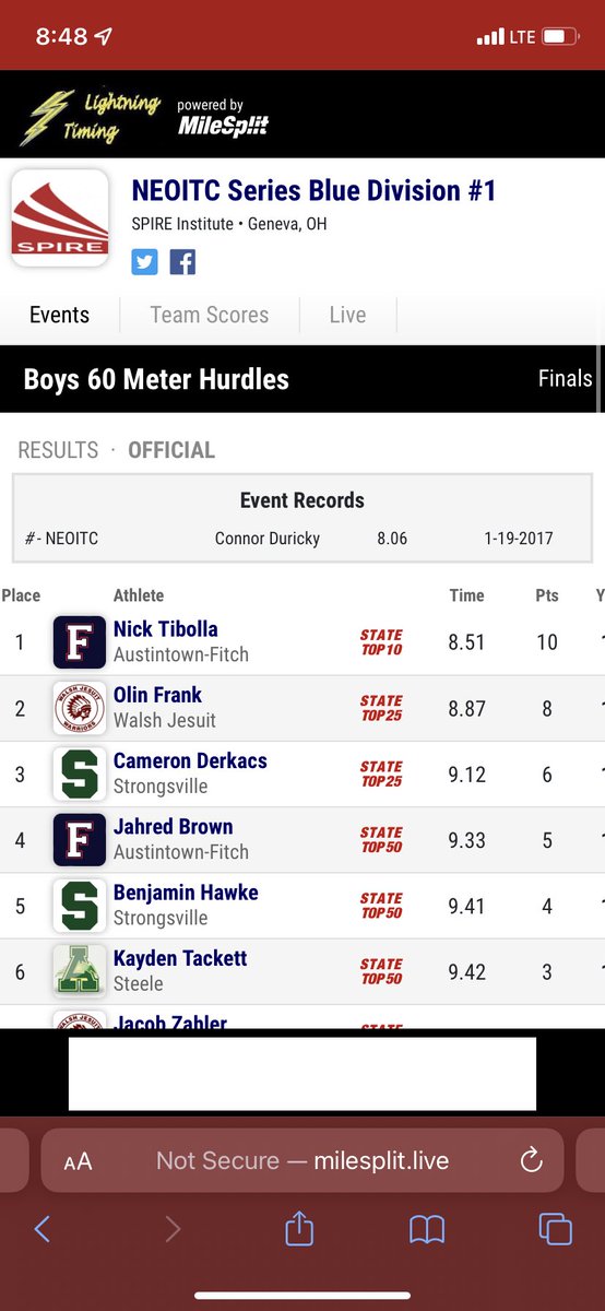 N1ckTibolla's tweet photo. Starting out junior year with a bang #fitchfast #feedthenest https://t.co/foHNkWYOEV