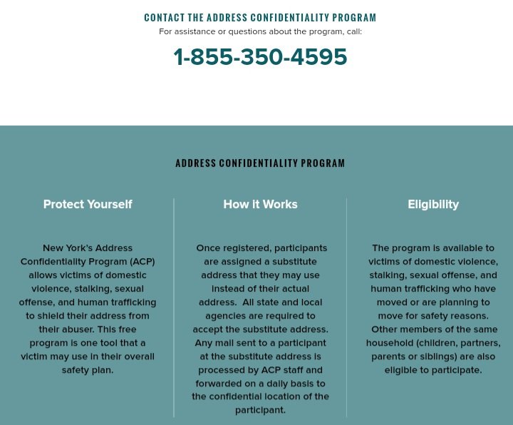 RunJaneFox's tweet photo. #Accessibility IP Relay services should not exclude survivors of #DomesticViolence. States that manage Address Confidentiality Programs for #DV utilize PO Box address in Federal &amp; State dpts including DMV licenses. How can we too utilize these needed services w @TMobileAccess ? https://t.co/LGFCkJxOQj