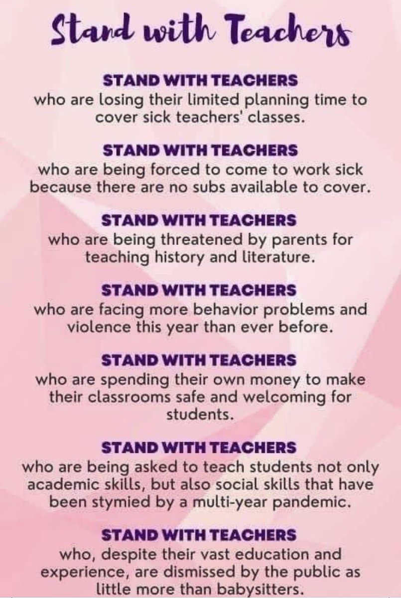 #StandWithTeachers