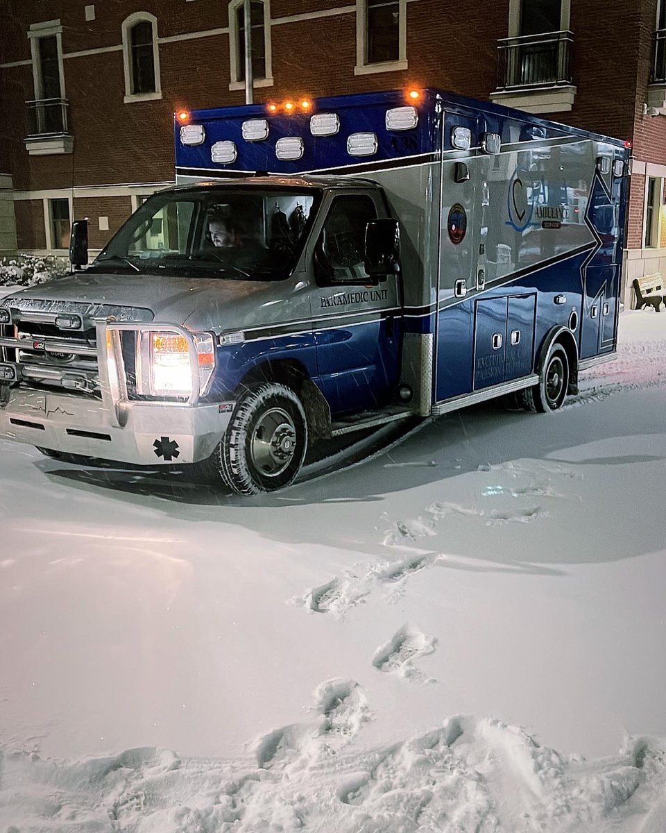 Sadly the snow is not going to stop any time soon, so please stay home if your able to!

We’ve only had a few accidents with medical emergencies since the snow started which is amazing! Let’s stay home and keep those accidents down!