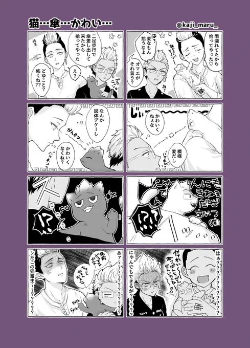半稀…傘の猫…ねこちゃん…(※超捏造) 