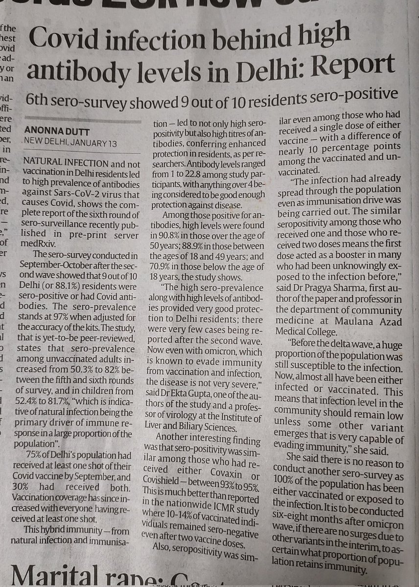 drakarun's tweet photo. Many studies show Vaccines do not prevent Covid infection or ability to spread infection. Meanwhile Sero surveys also showing high antibodies in vast majority of people against Covid-19 ! Than why Vax mandates? https://t.co/rru7GpDBSy