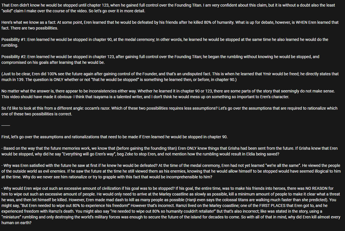 modi_hanouti's tweet photo. @Eddardstark2nd @Jagun__0 @SideObjective @ImUrimeshi @AoTWiki You will not get "clear" evidence, because if it is truly that clear then it wouldnt even be a debate, but read that: https://t.co/tEpOATmCoE