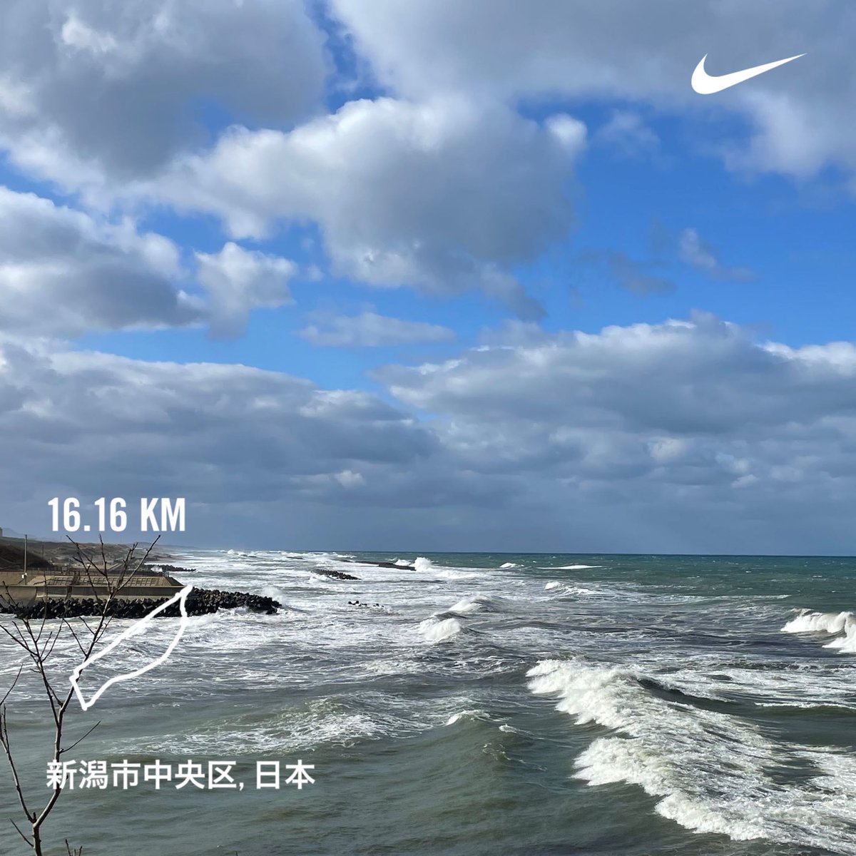 fcdeneb4's tweet photo. Nike⁠ Run Club アプリで 16.16 kmを走りました https://t.co/JEXeEqo003