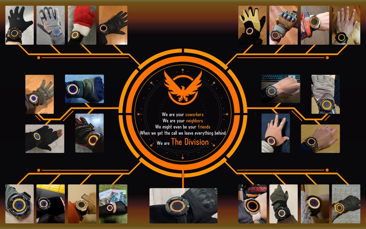 We are The Division. エージェントウォッチアプリの ユーザー24名+