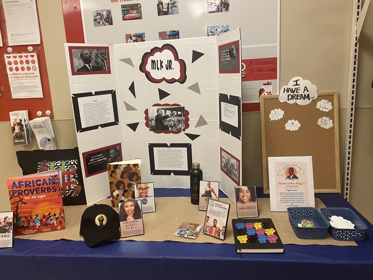Celebrating MLK weekend at T2319 with a “I have a dream…” activity that will include a raffle! 🗣☁️