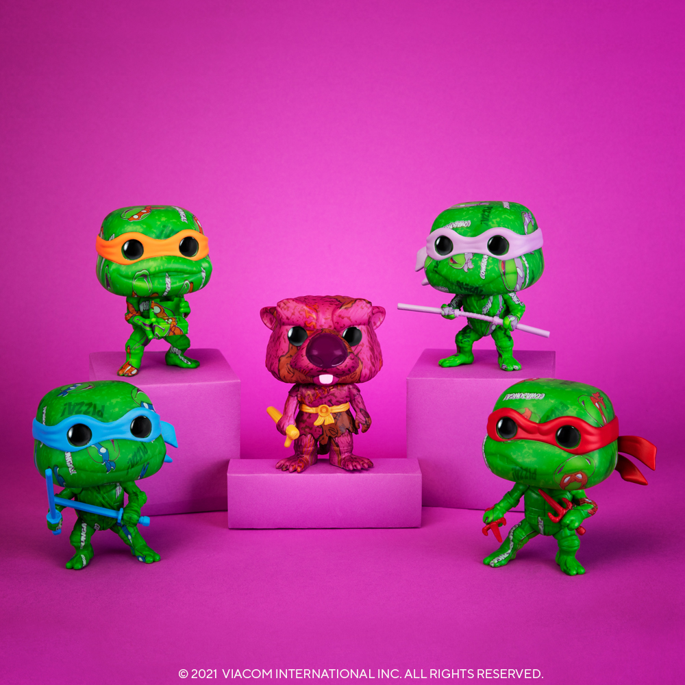 RT and follow <a href="/OriginalFunko/">Funko</a> for the chance to WIN a set of the <a href="/Target/">Target</a> exclusive Art Series TMNT Pops! Not feeling lucky? Order now: bit.ly/3fsXHCE #Funko #FunkoPop #Giveaway #TMNT <a href="/TMNT/">TMNT</a>