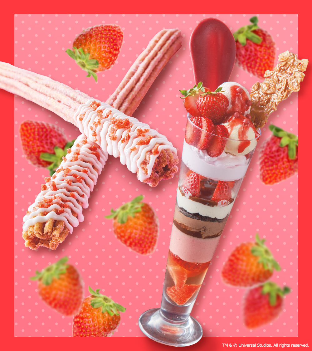 ユニバーサル スタジオ ジャパン公式 いちご好きな人は いいね マリオのパンケーキやクリームソーダをはじめ パフェやチュリトスなど いちごスウィーツが大集合 食べ比べして楽しみ尽くそう いちごの日 フード Amp レストラン情報を