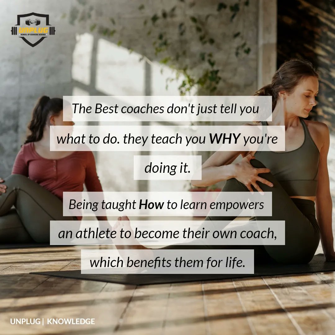 SesUnplug's tweet photo. Can your coach also teach you? Can they tell you ONLY What to do or can they also help you understand WHY you're making decisions the way you're doing them? Please comment below and thank your coach for all they do! https://t.co/GENsnsLe7C