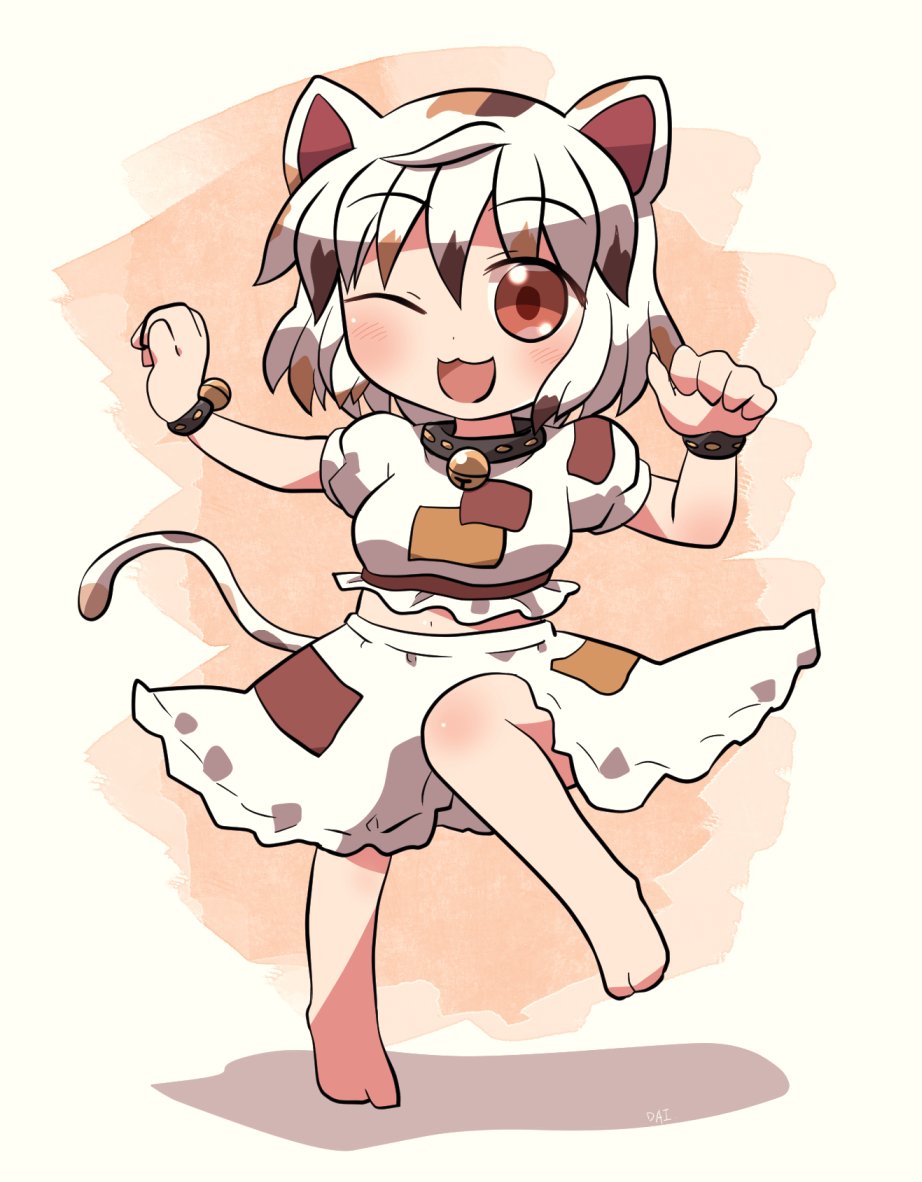 「アクティブミケちゃん🐈🐈🐈 #おは東方 」|六合ダイスケ@春例大祭う12bのイラスト