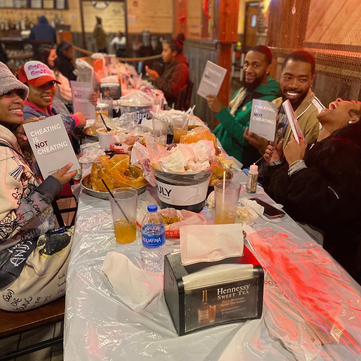 wolfwse_'s tweet photo. Toxic crew x Cheating is not cheating! I manifested this moment I been tryna get my book to @waaydamin since I released it now theyโre gonna read it together ๐๐พ #CheatingIsNotCheating #TheAuthor โ๐พ๐ฅ #FirstBlackRelationshipAuthorFromTheHood #TheWolfHasSpoken ๐บ https://t.co/Y7xkHIPnBB