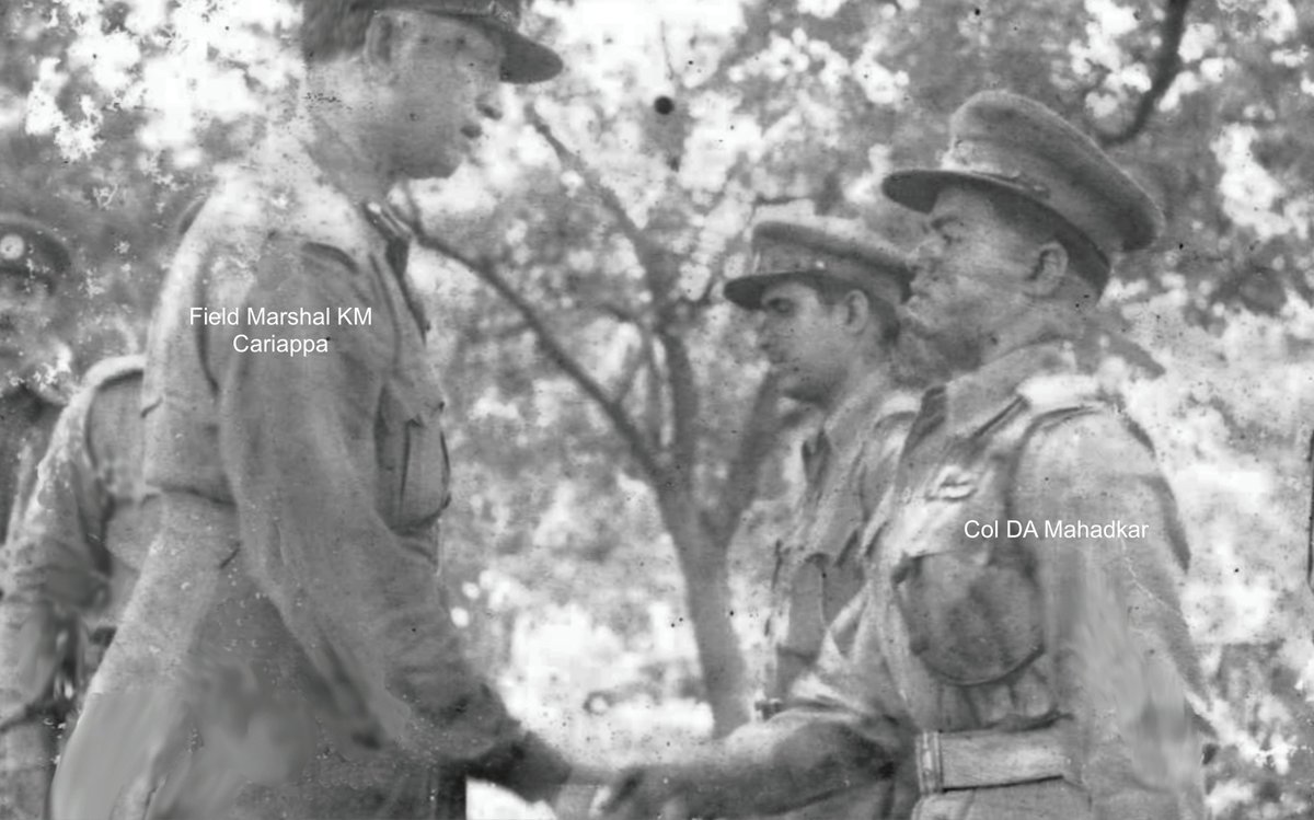 mahadkar's tweet photo. 15 Jan is celebrated as the Army Day as on this day in 1949, Fd Marshal KM Cariappa became the first Indian to be Commander in Chief. Happy Army Day! 
@adgpi https://t.co/0TYAfbuzTh