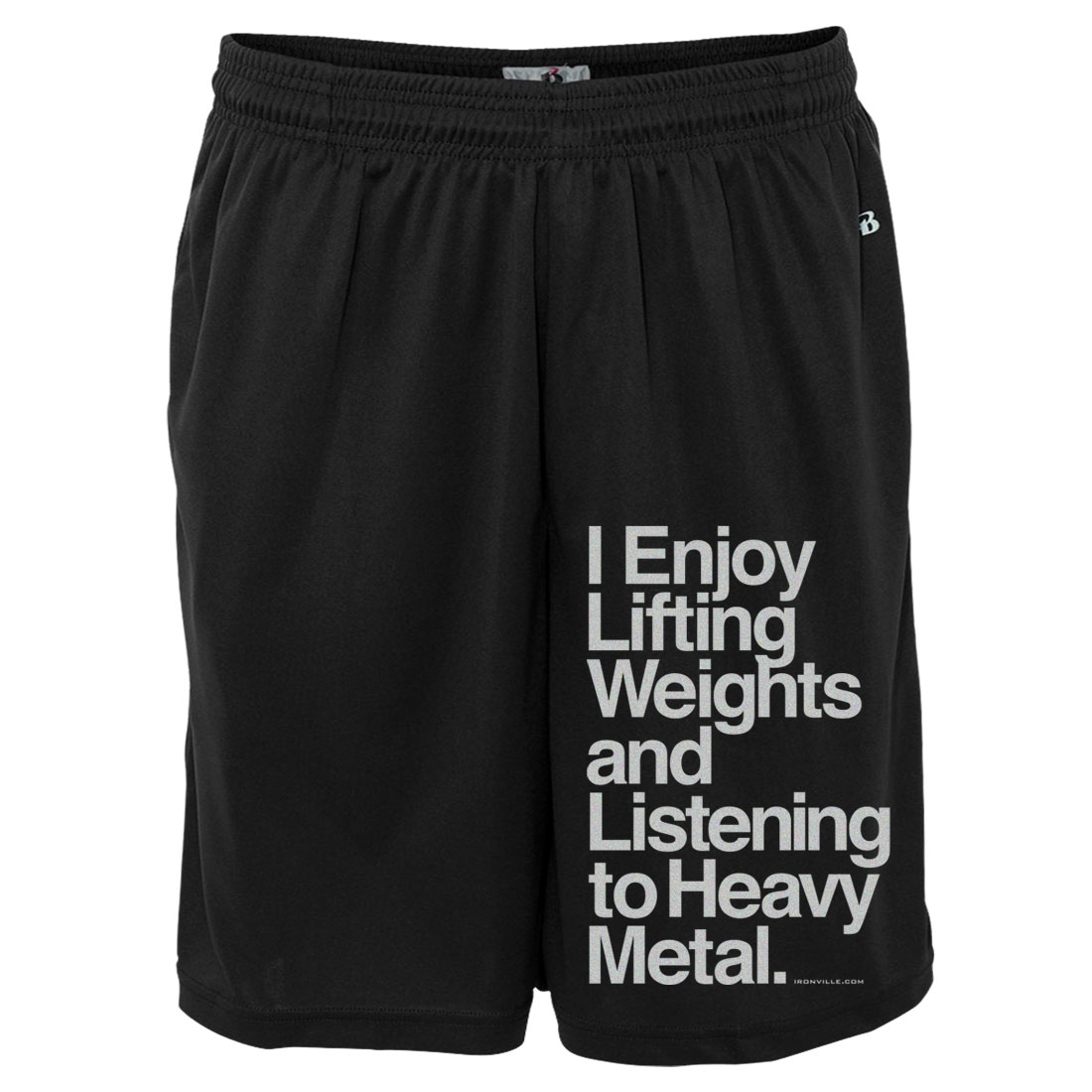 Ironville's tweet photo. Our Enjoy Metal design is our most recent addition to our gym shorts lineup. Shop all of our gym shorts now at 20% OFF retail pricing with code: JANUARY while supplies last: https://t.co/FoEW7rZbXQ https://t.co/EuT2HPzIjp