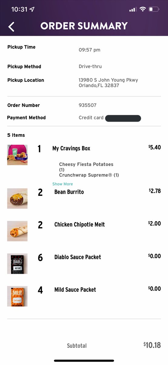 Schaper71's tweet image. @tacobell missing 2 burritos and a burnt Crunchwrap!?! You gotta do better! #makeitright @tacobellcare #burntfood #missingitems