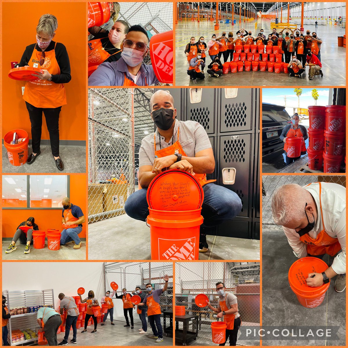 Thank you to our MIA DFC/MDO team for filling over 30 buckets with non perishable food for our community partners <a href="/FeedingSouthFL/">Feeding South Florida®</a> 🧡 #givingback #community @TeamDepot_Sean <a href="/Mcgalec99/">Kelly Schnatter</a> <a href="/RAGrazian/">Rob Grazian</a> @DanielleDolina <a href="/TeamdepotK/">TeamDepot_Kristine</a>