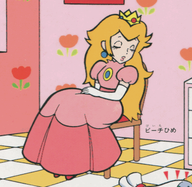 結構珍しい気がいたします眠っている状態のピーチ姫様でございますの 1