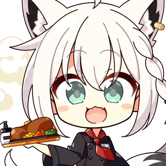 お仕事つよつよフブキング[いきなりステーキ]

#絵フブキ 