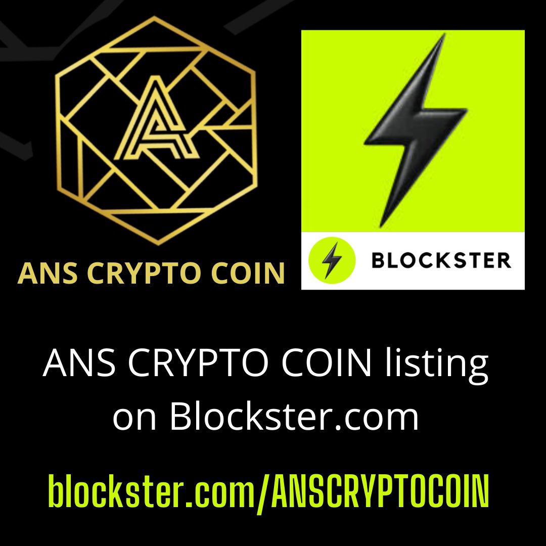 CoinAns's tweet photo. ANS CRYPTO COIN now listed on https://t.co/NO0c7WmoyQ #anscryptocoin #anscoin #crypto #cryptotrading #cryptonews #network #digital #invest  #listing #coin #asset #projects #trading #reference #blockchain #cryptocurrency https://t.co/NCy4ddWEjW