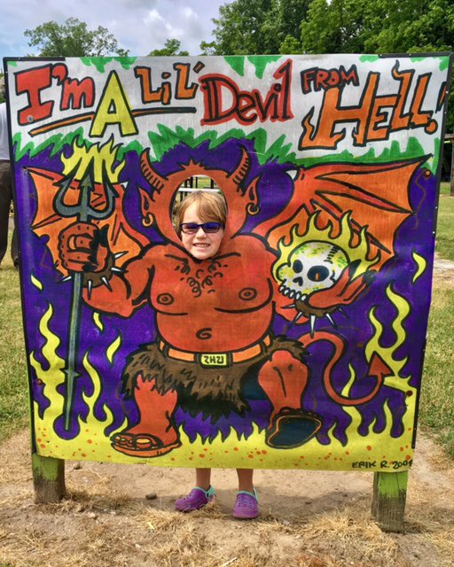 ErikReichenb4ch's tweet photo. Here is a “fun” #jobstory from my time working in Hell, Michigan about 10 years ago. Hell is wonderful, weird, and always an adventure. I scooped ice cream 🍨 but also made artwork for merchandise, the putt putt golf course, and photo “cutouts” on the property. ✍️ 1/4 https://t.co/DpKrcEbz94