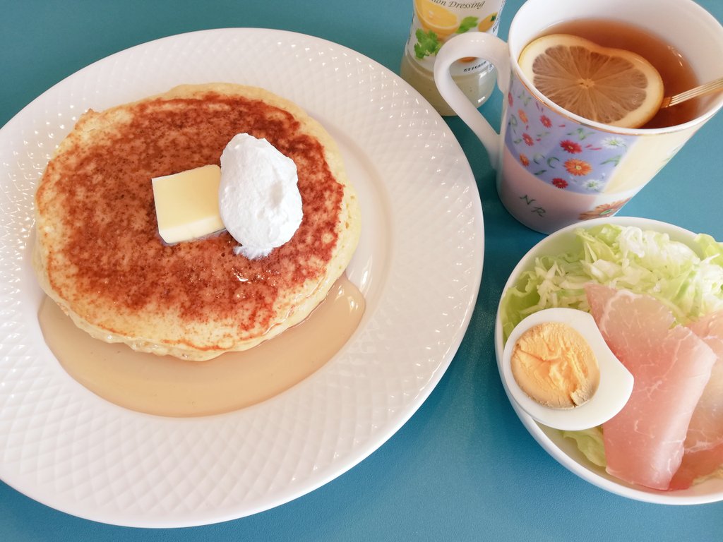 ホットケーキにした。