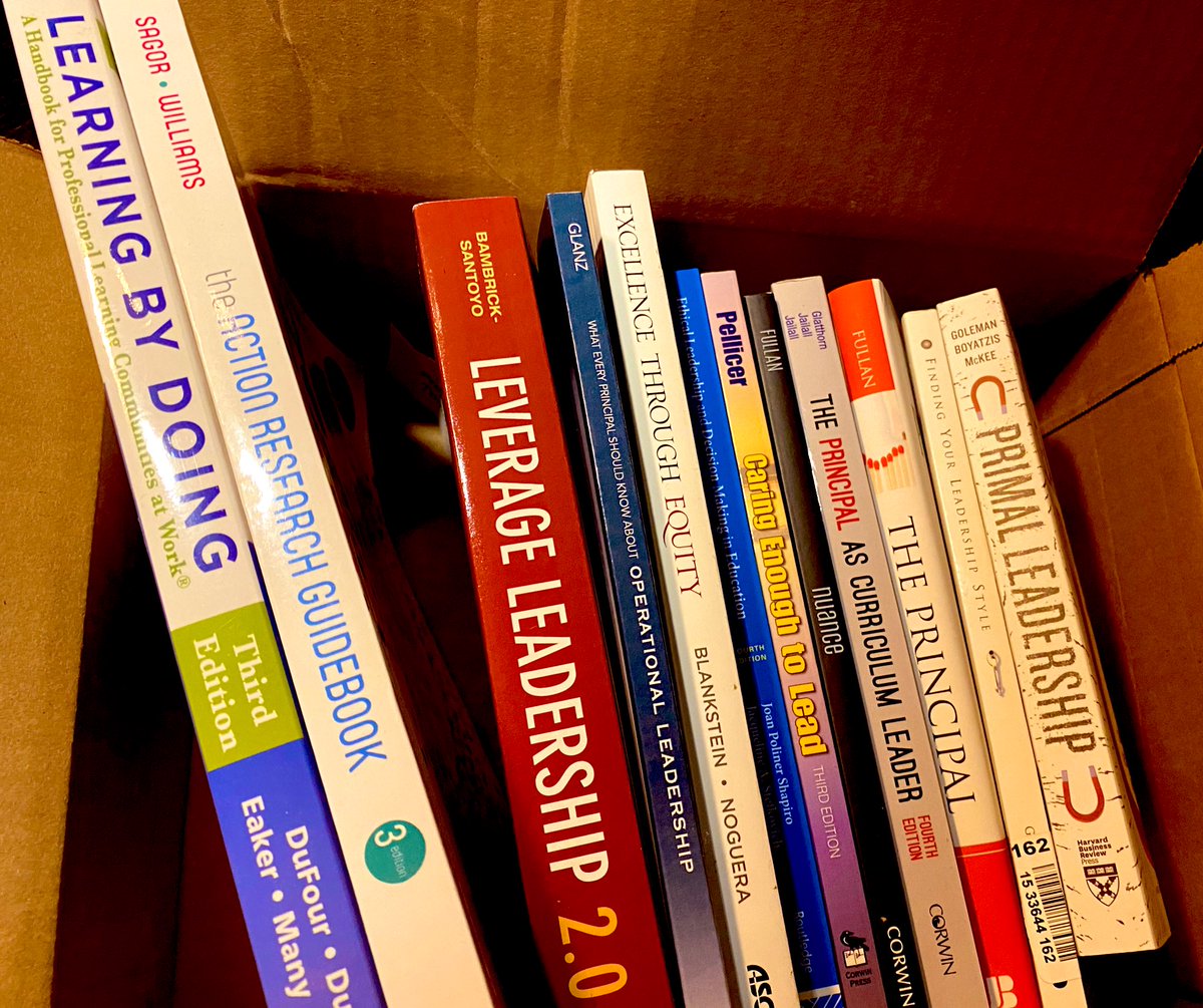 #boxofbooks <a href="/NJEXCEL/">NJEXCEL</a> Some light reading over the holiday weekend… 📚