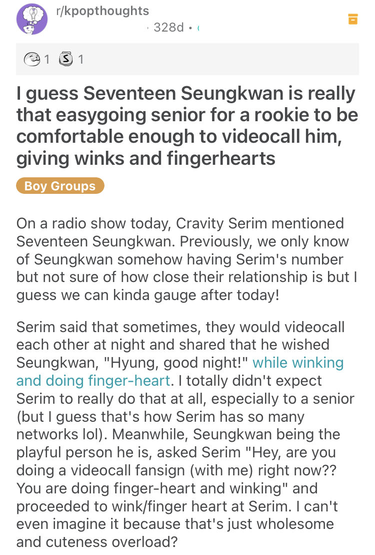 seventeen reddit tweet media