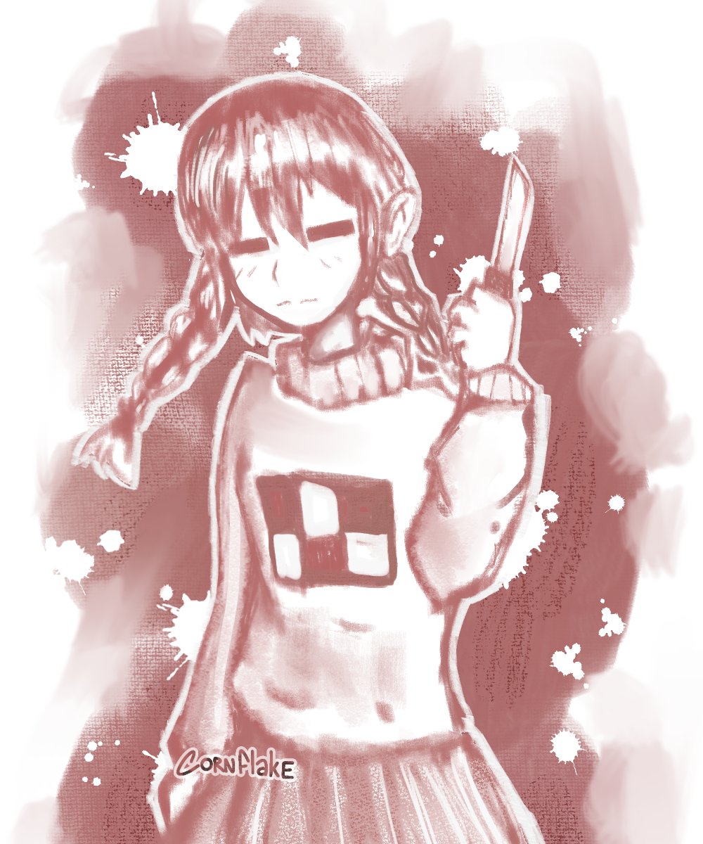 cornflakedrawzz's tweet photo. quick madotsuki doodle #yumenikki #madotsuki #fanart #rpgmaker2003 https://t.co/1JU8Hnh0Nw