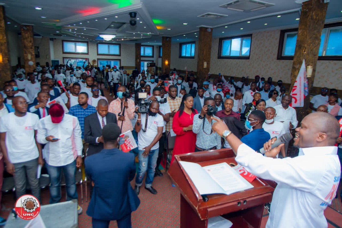BasimanaMadieng's tweet photo. @uncrdc-JIK :
Le président des jeunes de la ville de kinshasa @BongiliMongu lance sa Rentrée politique E
 Annonce les objectifs 2022 de "#Kinshasa_Pona_Kamerhe" avec  comme thème :
#Jeune, #mobilise_toi, #ton_avenir_est_Vital”. 

#Objectif à atteindre: la reconquête de la ville https://t.co/aW6MG9U2Xk
