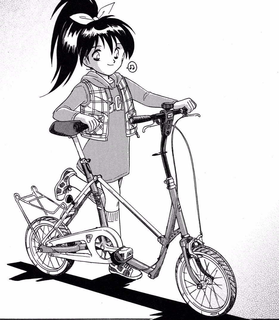 だから僕は漫画の中に
【この自転車は実在する】を持ち込みたかった。

ただの自転車っぽい骨組みじゃなくて

ちゃんと美しいと感じられる自転車を見せたかったんだよ。

超手前味噌! 