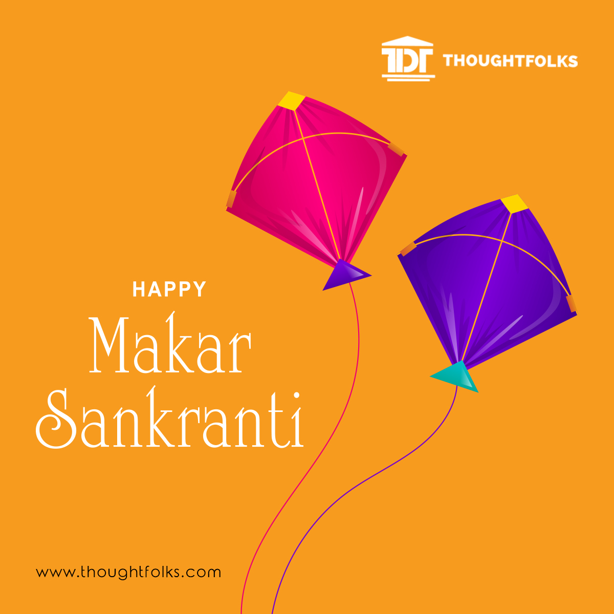 May the Makar Sankranti fire burn all the moments of sadness and bring you warmth of joy, wisdom and love. 
Happy Makar Sankranti to you and your family!
#HappySankranti #Sankranti2022 #ThoughtFolks