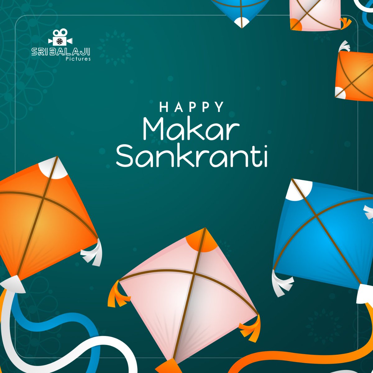 we wish you are blessed with happiness, peace, and prosperity🎉🎉
#HappyMakarSankranti 
#SriBalajiPictures