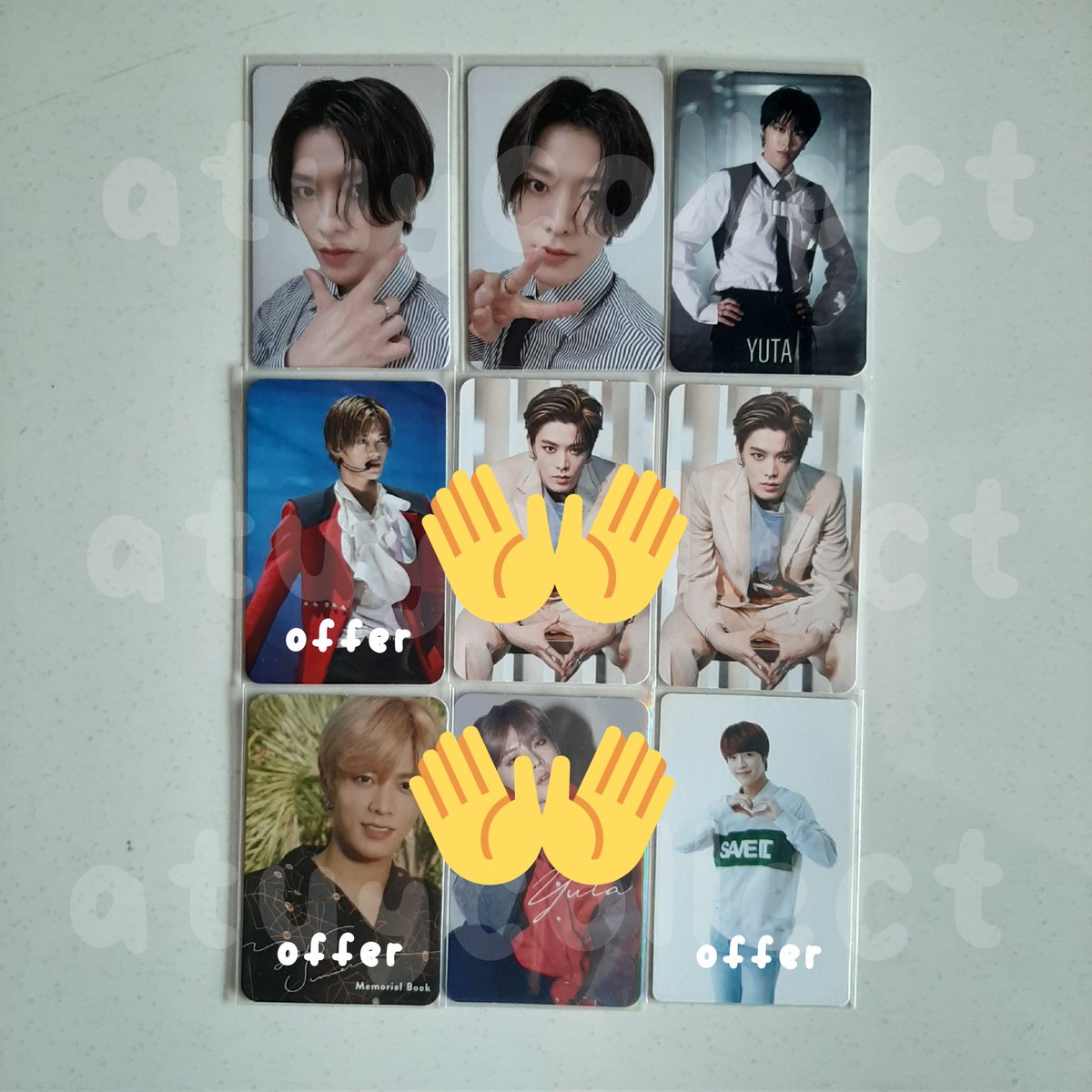 atuycollect's tweet photo. wts want to sell all about yuta nct
- yuta cawall (pc only)
- yuta ar ticket (pc only)
- yuta loveholic b1
- yuta dvd japan
- yuta awaken (1)
- yuta memory book (membook)
- yuta cheer event
- yuta kihno future
- yuta kihno arrival
- yuta kihno departure https://t.co/9Rqgp3wdOO