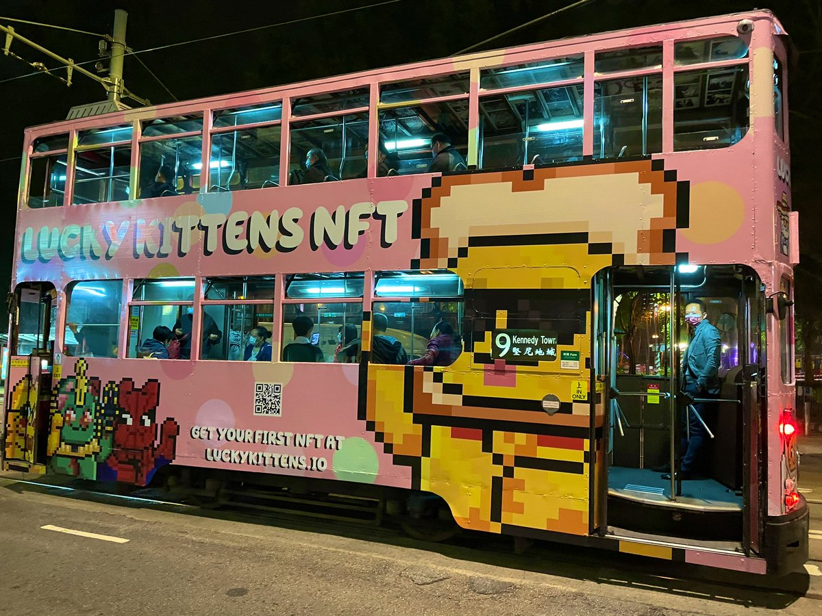 miyagi_hands's tweet photo. @luckykittensnft spotted rolling around #HongKong streets 🧶
#solnfts #Solana  #SolanaNFTs https://t.co/U8YYOw2xZ4