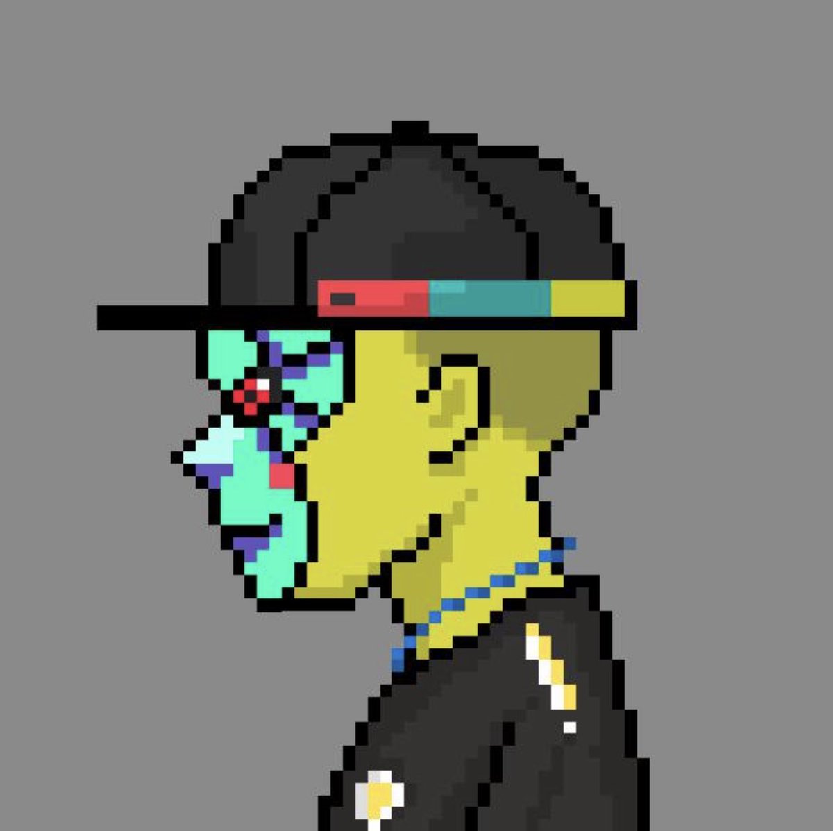 First NFT, minted for free! Haha love the mask! <a href="/pixelated0n1nft/">Pixelated0n1 | SOLD OUT</a>