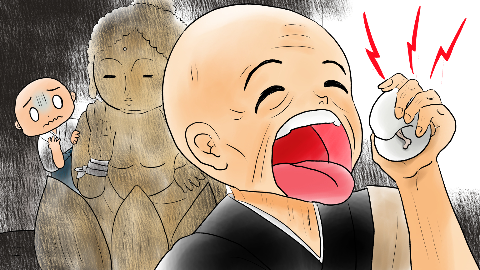 愛ちん ゆめみ愛 昨日描いた絵です ﾟdﾟ 恋の魔法とおまじない685 2 イラストac さん素材ちびモブ会社員 昔話 三枚のお札 T Co Fpmmly3kdy Twitter