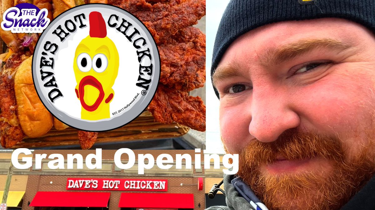 TheSnackNet's tweet photo. Our very own Dave (@TellYouDave) headed out to #Taste the #New @hotchickendaves Dave's Hot Chicken! in @LakewoodOhio! #FoodieLife #Snacks #SnackNetwork
Dave at the Grand Opening of Dave's Hot Chicken! Restaurant Review!
https://t.co/S83XYlxAem https://t.co/hXqOcy9mWj