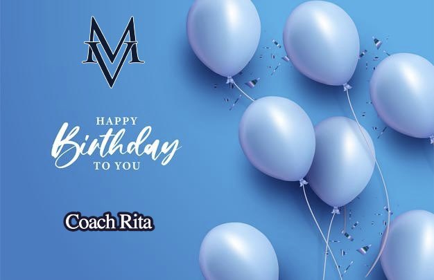 MountVernonWBB's tweet photo. Today we enjoyed celebrating our great coach, Coach Rita Birthday. We love and appreciate you 💙 https://t.co/ENCWPuX4pY