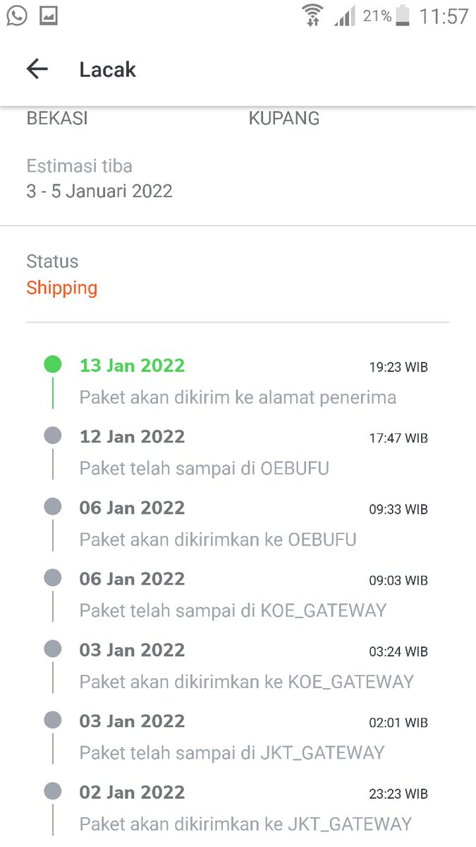 ngopi's tweet photo. @jntexpressid emang biasa lama gini kalo ngirim? 
#gajelas https://t.co/zaFZ2TjBIR