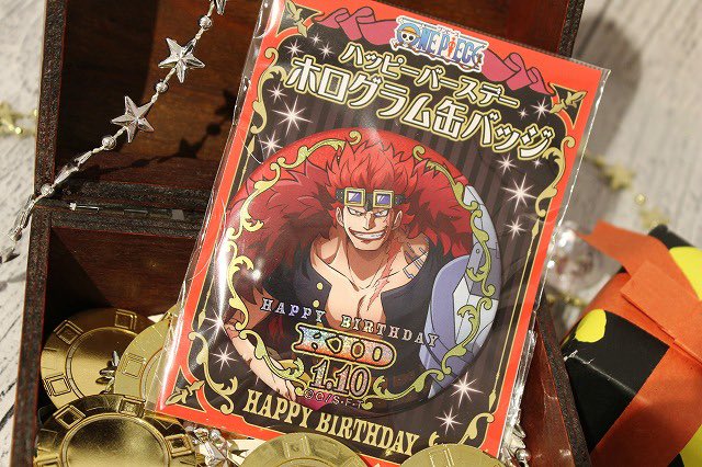 おすすめ】麦わらストア限定 ハッピーバースデーホログラム缶バッジ