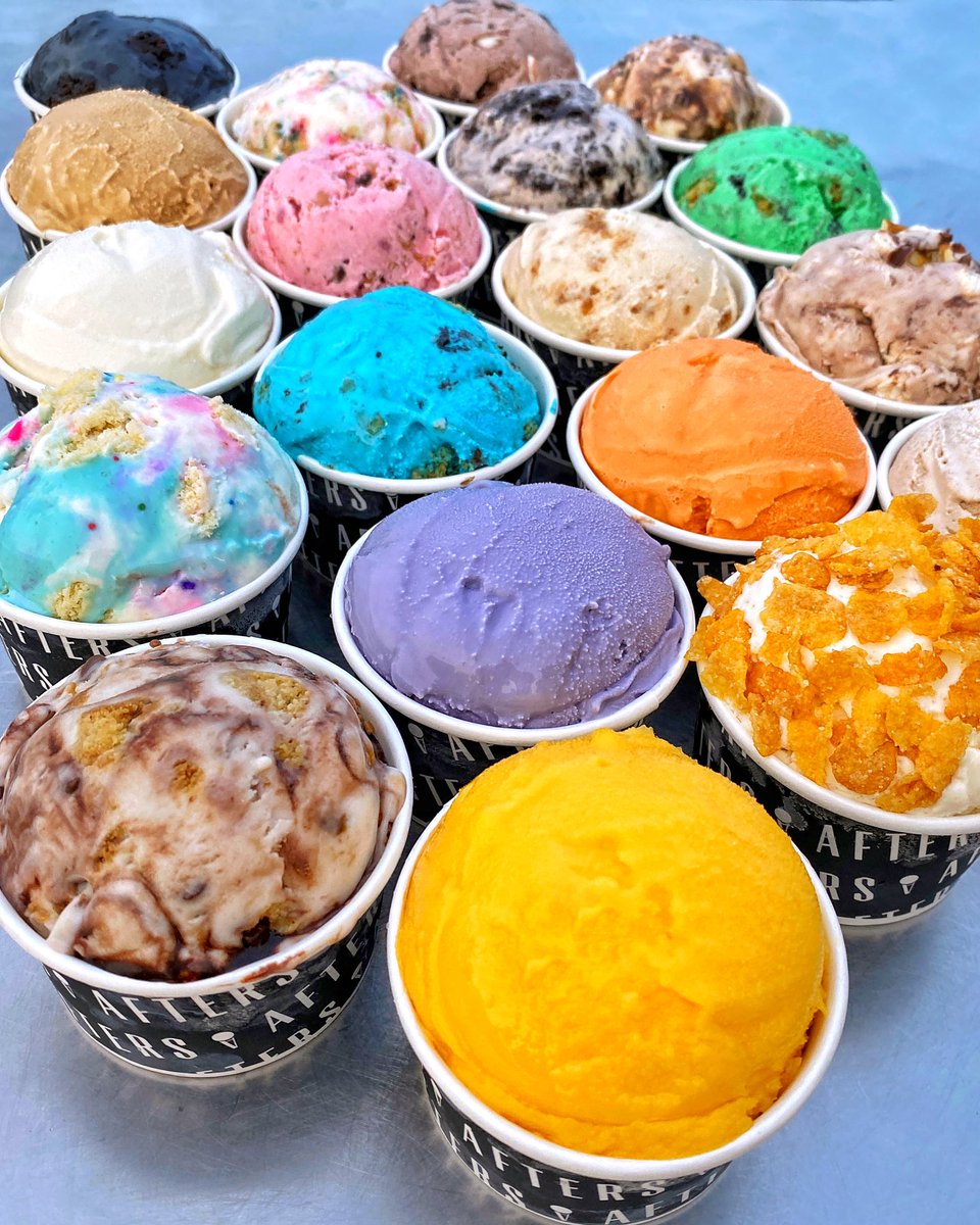 See your favorite scoop?🍨 Call it out and have everyone else use your tweet as a like button ♥️ Stop by or get us delivered locally at aftersicecream.com or any major delivery service 😋🍦 #aftersicecream