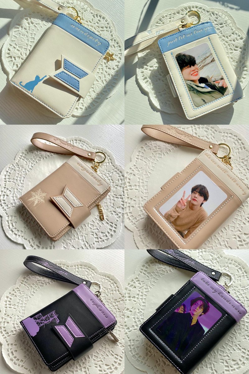 bealievestudio's tweet photo. #BealievePHGOs
✨ BTS Wallets by @by_emj | PH GO 🇵🇭

⏳DOO &amp; DOP: Feb. 26, 2022
⏳isf &amp; local sf pay on arrival in PH

💰 Php 1790 ea
💙 Serendipity
💚 Trivia:Love
🖤 Trivia:Seesaw
🤎 Singularity
💜 Euphoria

✉️ DM to order ☺️ https://t.co/9CelPlyStH