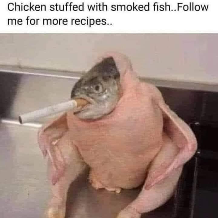 fish with cigarette meme If smoked... : r/funny Fisherman Cigarette - Etsy