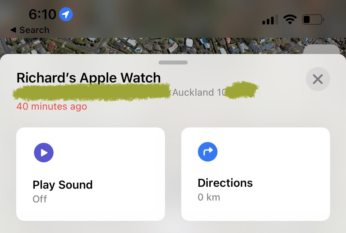 Surely there’s someone out there who knows technically how this address is updated on an <a href="/Apple/">Apple</a> watch in find my?! This is driving me crazy. 

Frustratingly <a href="/AppleSupport/">Apple Support</a> were insistent that it communicates through GPS so doesn’t need the internet 🤦‍♂️