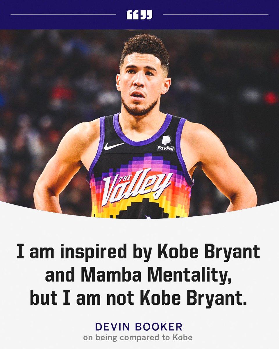 Devin Booker wants the Kobe comparisons to stop.