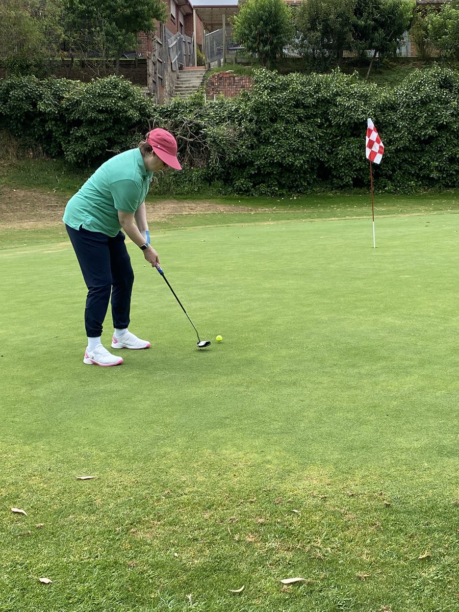 GolfsavedKirsty's tweet photo. Was nice bumping into @jamogolf at Oakleigh Golf Course this afternoon. Great day for a game of golf. #publicgolf #allabilitiesgolf #summer #oakleighgolfcourse #practice #golf #modifiedgolf #disabilityinclusion https://t.co/wk06biwcl3